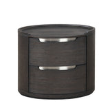 Osterley Black Nightstand from Furniture of America - Luna Furniture