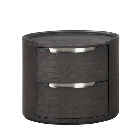Osterley Black Nightstand from Furniture of America - Luna Furniture