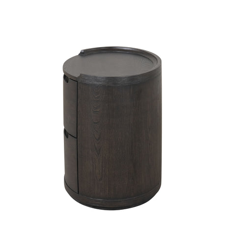 Osterley Black Nightstand from Furniture of America - Luna Furniture