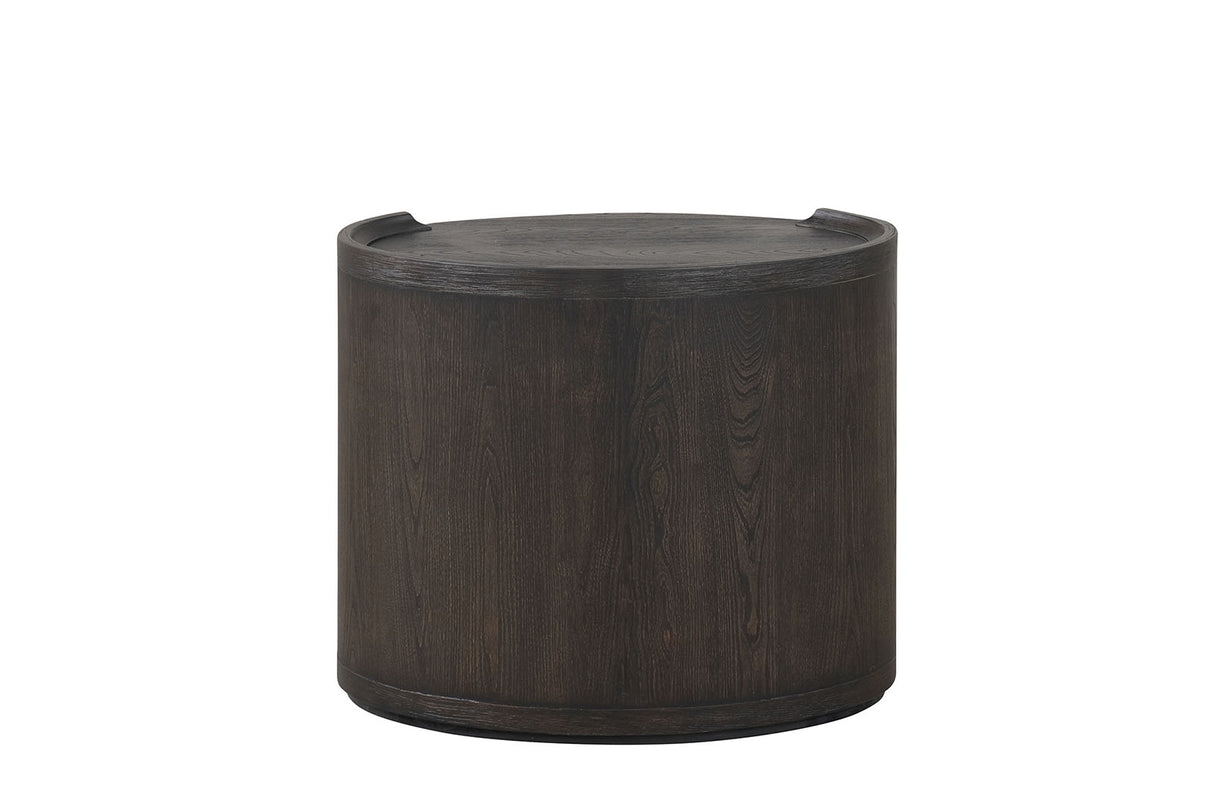 Osterley Black Nightstand from Furniture of America - Luna Furniture