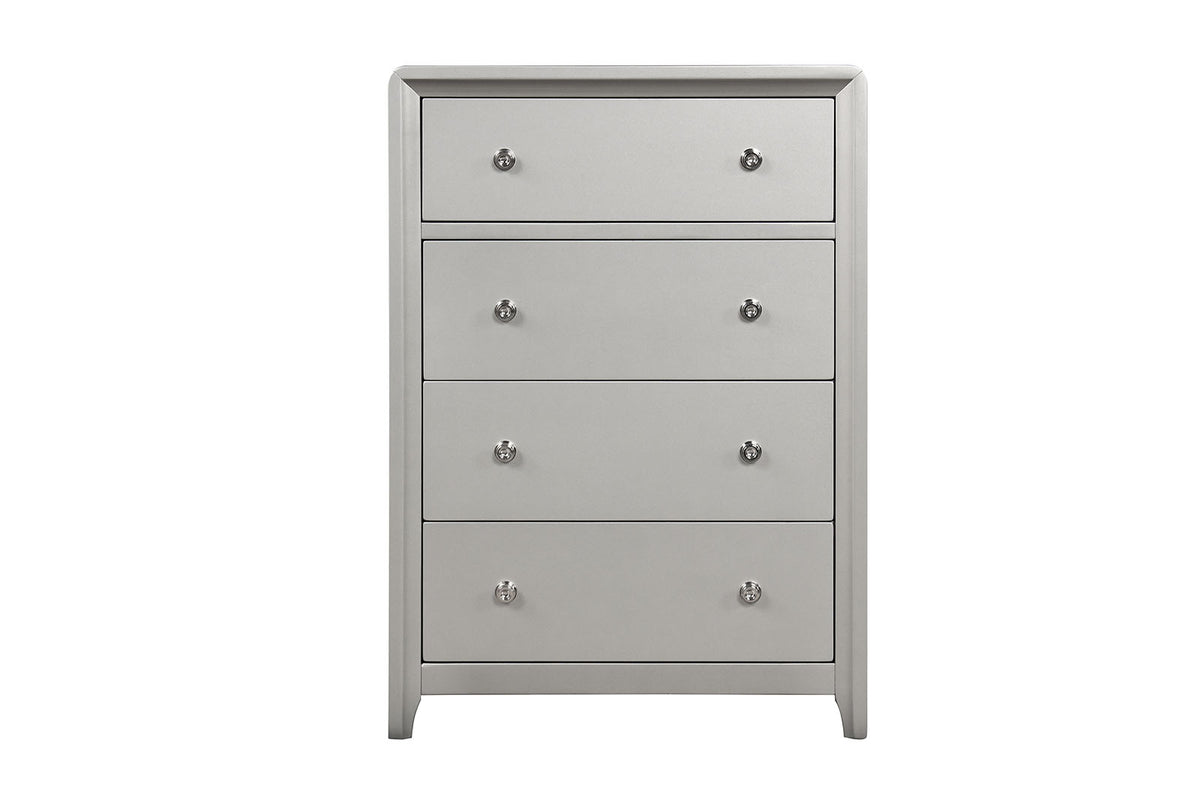 Bryne Champagne 5 Pc Queen Bedroom Set from Furniture of America - Luna Furniture
