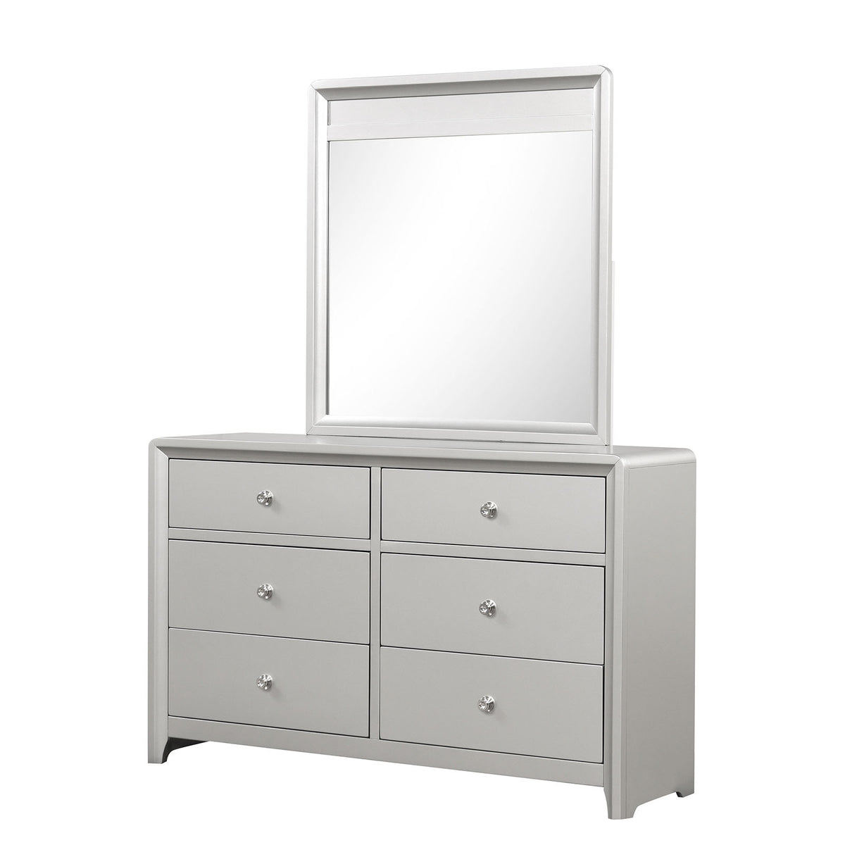 Bryne Champagne 4 Pc Queen Bedroom Set from Furniture of America - Luna Furniture