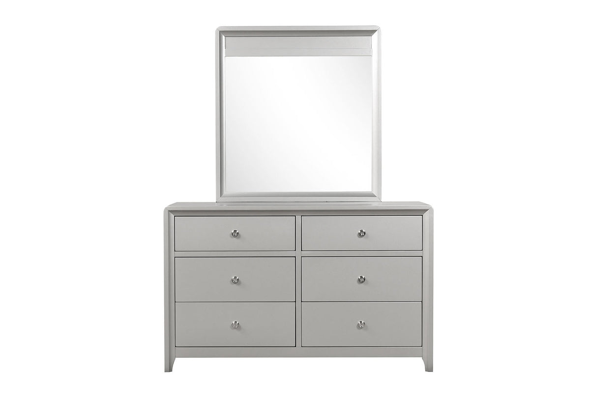 Bryne Champagne 4 Pc Queen Bedroom Set from Furniture of America - Luna Furniture