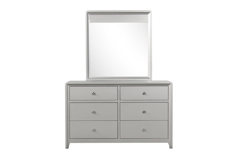 Bryne Champagne 5-Piece Queen Bedroom Set from Furniture of America - Luna Furniture