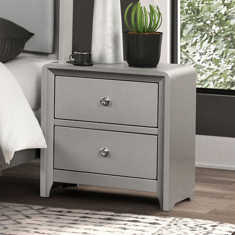 Bryne Champagne 4-Piece Queen Bedroom Set from Furniture of America - Luna Furniture
