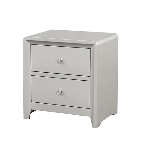 Bryne Champagne 5-Piece Queen Bedroom Set from Furniture of America - Luna Furniture