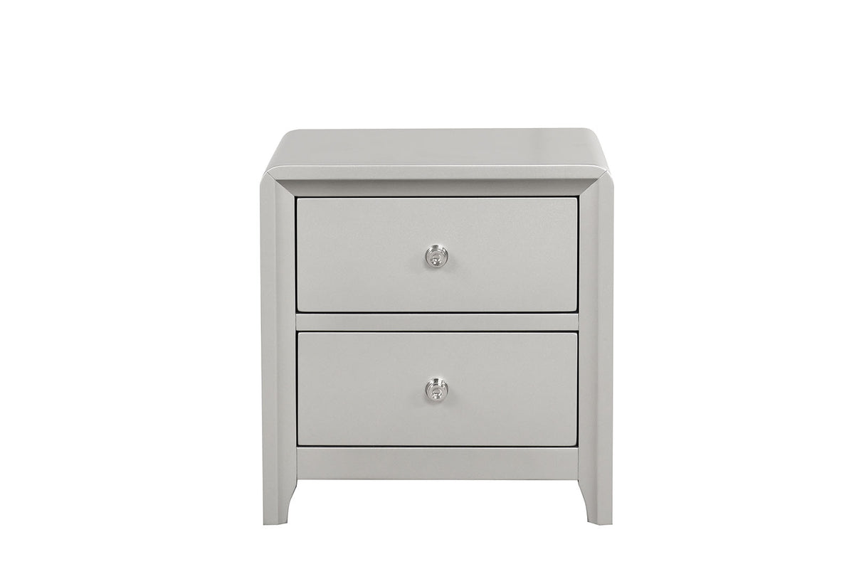 Bryne Champagne 4 Pc Queen Bedroom Set from Furniture of America - Luna Furniture