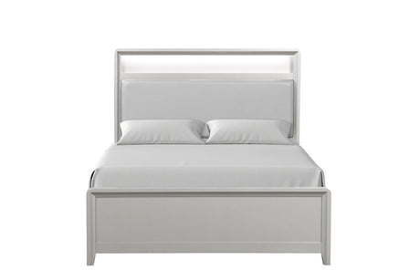 Bryne Champagne LED Queen Bed from Furniture of America - Luna Furniture