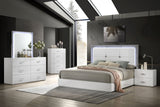 Stoholm White Nightstand from Furniture of America - Luna Furniture