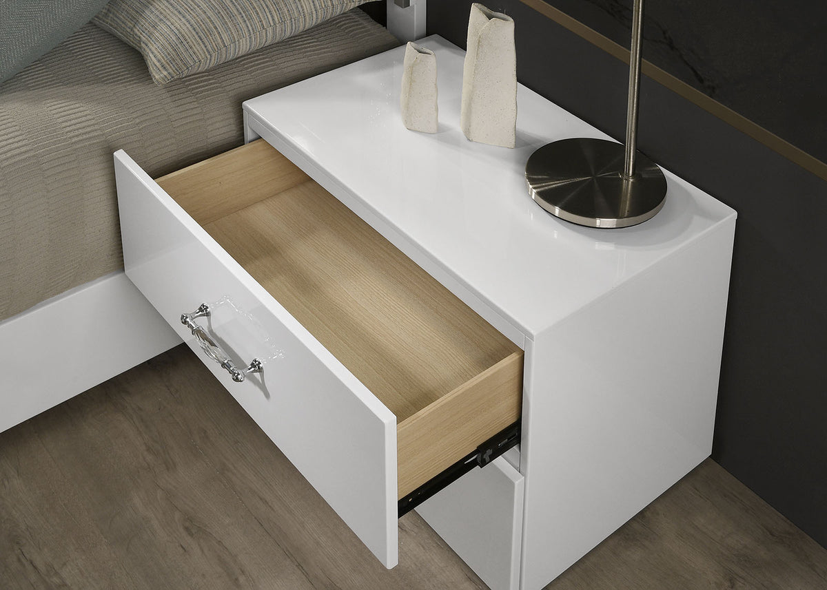 Stoholm White 4-Piece Twin Bedroom Set from Furniture of America - Luna Furniture