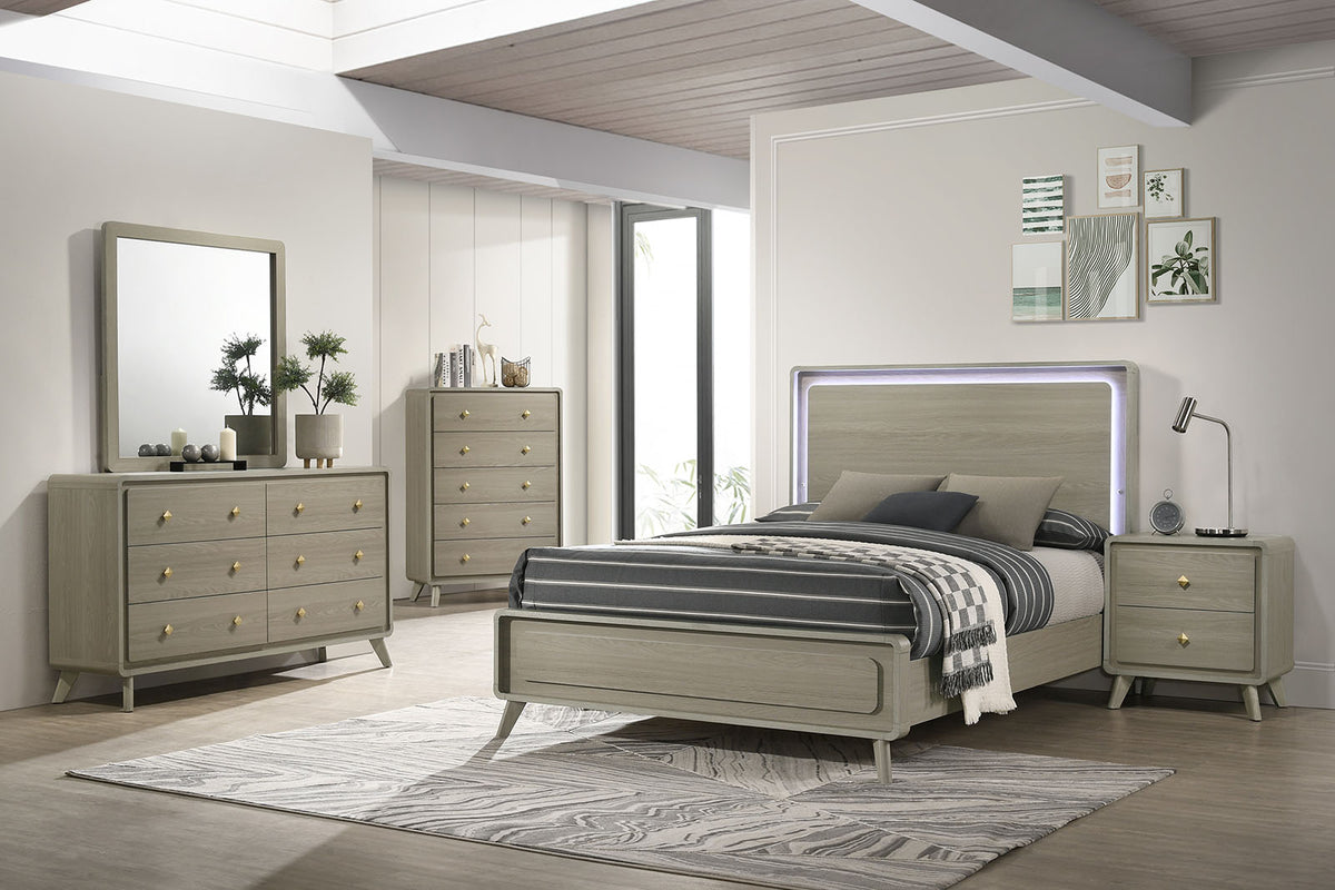 Rainier Gray Dresser from Furniture of America - Luna Furniture