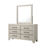 Dubuque Light Gray Mirror from Furniture of America - Luna Furniture