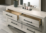 Dubuque Light Gray 5 Pc Queen Bedroom Set from Furniture of America - Luna Furniture