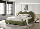 Finamore Olive Green Bed E.King from Furniture of America - Luna Furniture