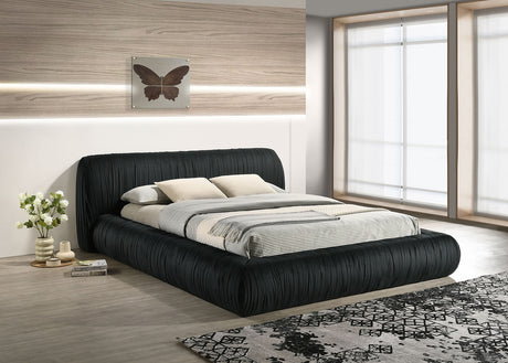 Palmdale Black Bed Eastern King Bed from Furniture of America - Luna Furniture