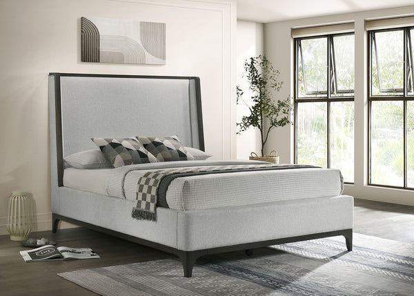 Kelso Light Gray/Dark Gray Eastern King Bed