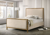 Key Natural Oak Bed Queen from Furniture of America - Luna Furniture
