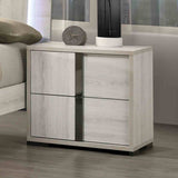 Horten White Wash Night Stand from Furniture of America - Luna Furniture
