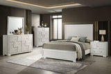 Holsted White 5 Pc Queen Bedroom Set from Furniture of America - Luna Furniture