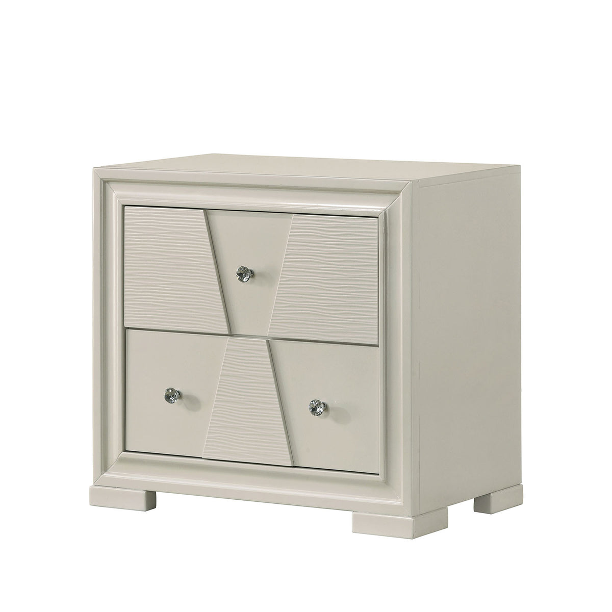Holsted White 5 Pc Queen Bedroom Set from Furniture of America - Luna Furniture