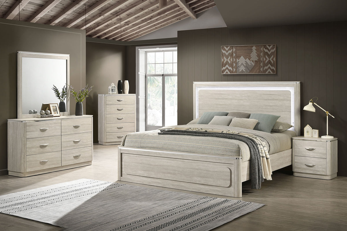 Farsund Dusty Gray Dresser from Furniture of America - Luna Furniture
