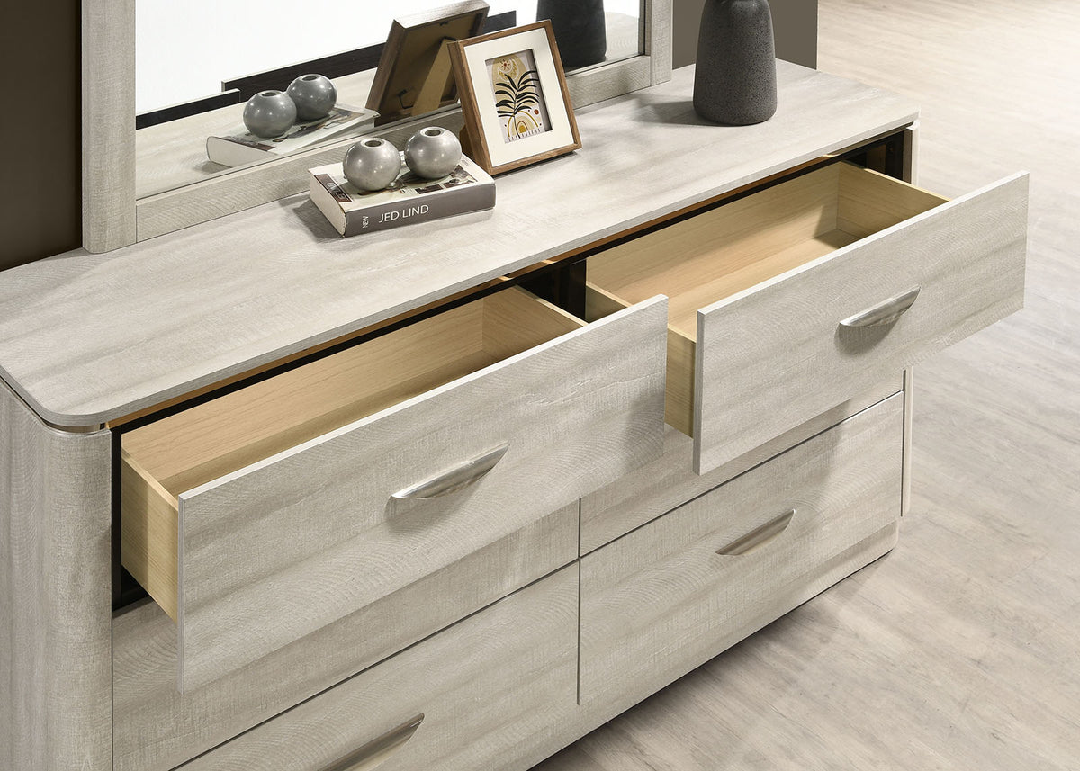 Farsund Dusty Gray Dresser from Furniture of America - Luna Furniture