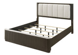 Merthyr Dark Walnut Bed E.King from Furniture of America - Luna Furniture