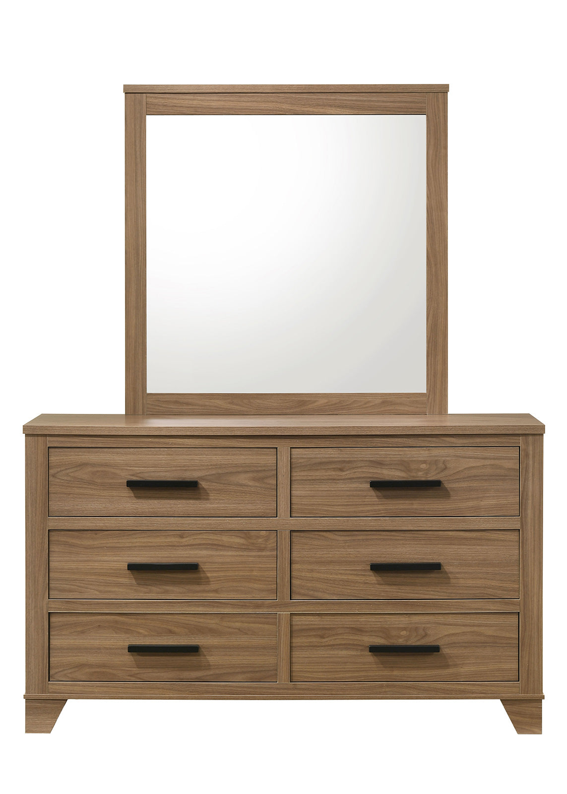 Panelli Walnut Dresser from Furniture of America - Luna Furniture