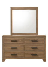 Panelli Walnut Dresser from Furniture of America - Luna Furniture