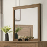 Panelli Walnut Mirror from Furniture of America - Luna Furniture