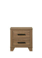 Panelli Walnut Nightstand from Furniture of America - Luna Furniture