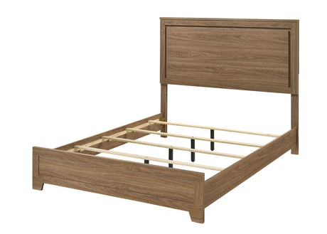 Panelli Walnut Queen Bed from Furniture of America - Luna Furniture