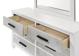 Darlene White 5 Pc Queen Bedroom Set w/ Chest from Furniture of America - Luna Furniture