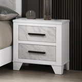 Darlene White 5 Pc Queen Bedroom Set w/ Chest from Furniture of America - Luna Furniture