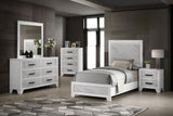 Darlene White Bed Full from Furniture of America - Luna Furniture
