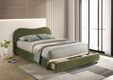 Grimsby Olive Green Bed Queen from Furniture of America - Luna Furniture
