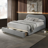 Grimsby Light Gray Bed Queen from Furniture of America - Luna Furniture