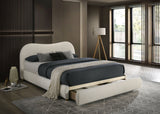 Grimsby White Bed E.King from Furniture of America - Luna Furniture