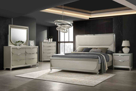 Sheridan Silver Mirror (Mirror Only) from Furniture of America - Luna Furniture