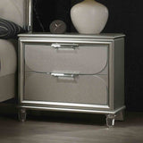 Sheridan Dark Walnut/White 5 Pc Queen Bedroom Set from Furniture of America - Luna Furniture