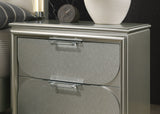 Sheridan Silver Contemporary Bedroom Set from Furniture of America - Luna Furniture