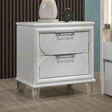 Lareina Pearl White Full Bed from Furniture of America - Luna Furniture
