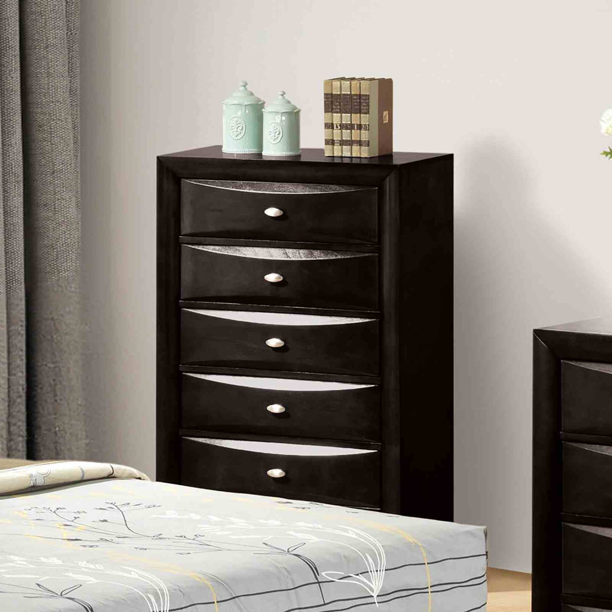 Zosimo Black Transitional Youth Bedroom Set from Furniture of America - Luna Furniture