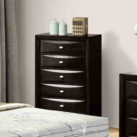 Zosimo Black Transitional Youth Bedroom Set from Furniture of America - Luna Furniture