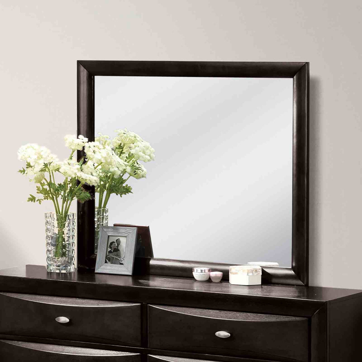 Zosimo Black 5 Pc Queen Bedroom Set from Furniture of America - Luna Furniture