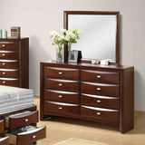Zosimo Dark Cherry Dresser from Furniture of America - Luna Furniture
