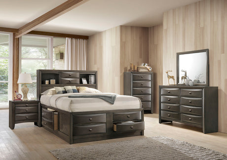 Zosimo Gray Transitional Storage Youth Bedroom Set from Furniture of America - Luna Furniture