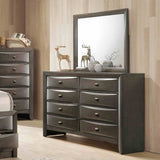Zosimo Gray 5 Pc Queen Bedroom Set from Furniture of America - Luna Furniture