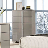 Sinistra Light Taupe 5 Pc Queen Bedroom Set from Furniture of America - Luna Furniture