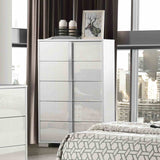 Sinistra White Contemporary Bedroom Set from Furniture of America - Luna Furniture